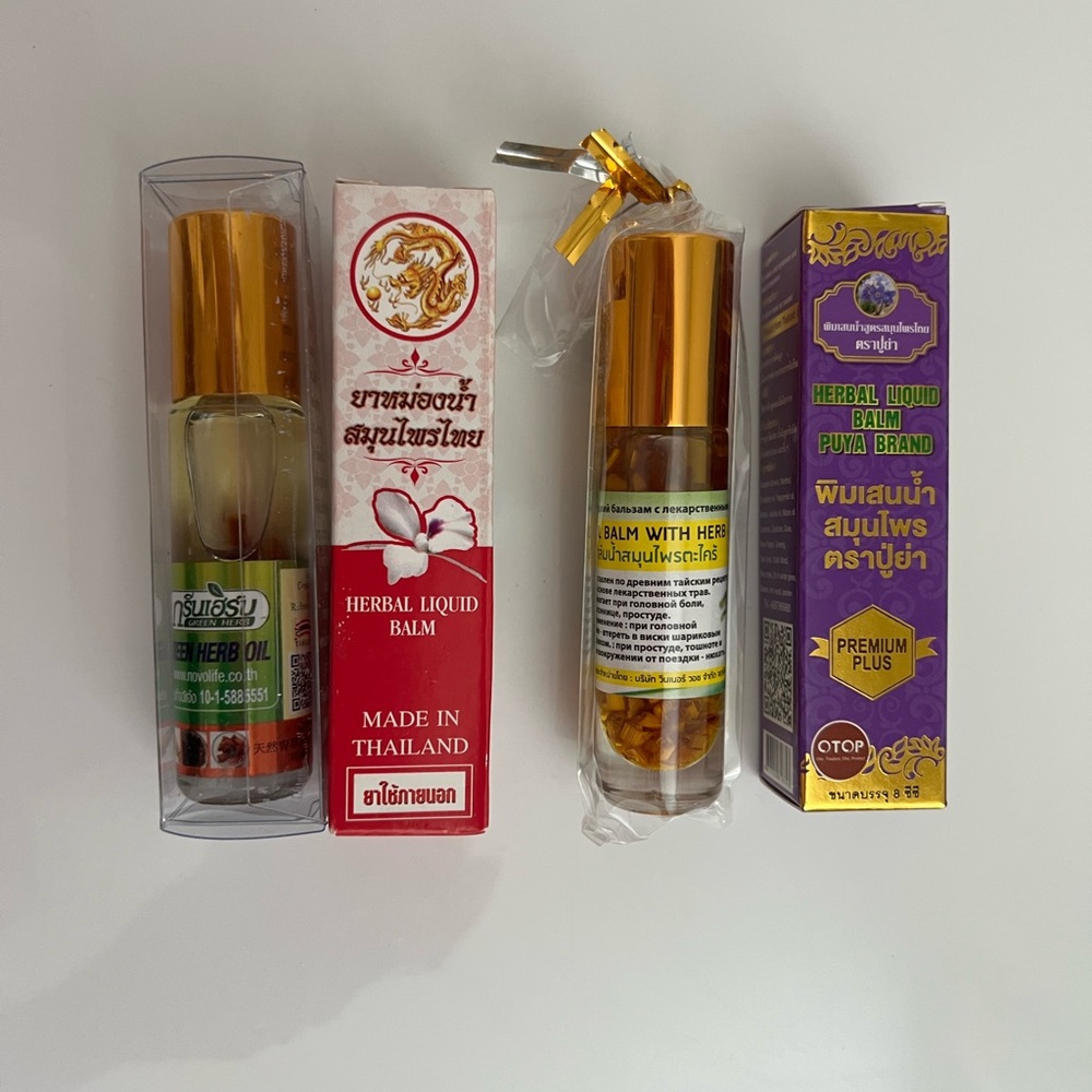 Herbal Liquid Balm Rollers